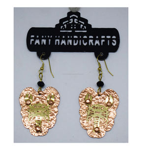 2027 Style creux africain en bois boucles d'oreilles bijoux qualité jaune et gris boucles d'oreilles Western boucles d'oreilles sous 100 pour les filles - Product Image 4