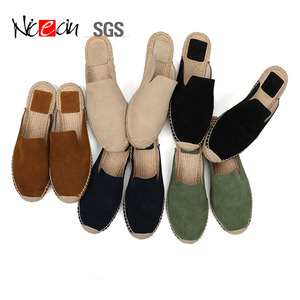 Nicecin Summer new creative fashion <span class=keywords><strong>sandali</strong></span> da donna piatti mezza borsa pantofole fondo spesso lino nero donna <span class=keywords><strong>espadrillas</strong></span> pantofole soffici - Product Image 1