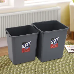 American style rectangular mini 10 litre indoor plastic garbage bin trash can dust box