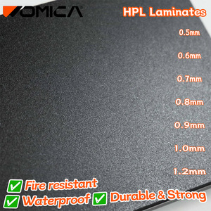 Panneau stratifié décoratif HPL ignifuge Womica, taille personnalisée, pour usage domestique, en stock - Product Image 1