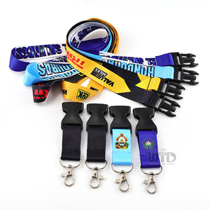 Cordino promozionale personalizzato in poliestere con gancio cinturino per il collo portachiavi per il telefono cellulare e porta Badge - Product Image 3