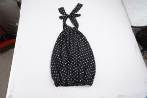 Wholesale Y2K Sexy Streetwear Polka Dot Halter Neck High Collar <b>Bubble</b> Hem Tank <b>Top</b> for Women - Product Image 6
