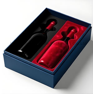 2 Botellas con Sello Magnético y Estampado en Oro para Vino Champagne, Vino Tinto o Baijiu, Caja de Regalo para Boda, Personalizable - Product Image 3