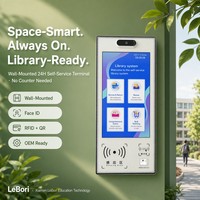 Máquina de Autopago para Bibliotecas con RFID UHF, Búsqueda de Libros |   Quiosco de Pantalla Táctil para Préstamo y Devolución |   SDK de Circulación Inteligente de Autoservicio