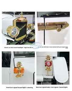 Carro de Golf Eléctrico Clásico Retro, Homologado para Circular por la Calle, Estilo Vintage, en Venta - Product Image 4