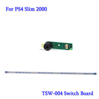 Interrupteur marche/arrêt, bouton d'éjection, carte avec câble flexible TSW-004 003 002 universel pour la réparation de la console PS4 Slim