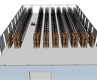 Sistema de Estanterías Metálicas para Almacenamiento, Estantería Resistente de Acero Q235B para Logística de Autopartes con Protectores de Columnas