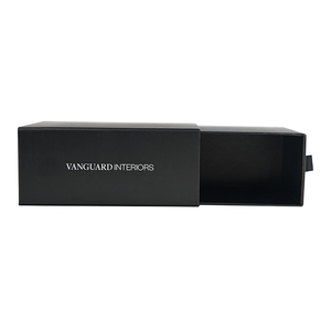 Custom Black <b>Small</b> Rigid Drawer Box for <b>Slide</b> Packaging - Product Image 5
