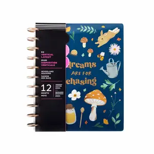 Caderno de papel espiral A5 de capa dura com impressão personalizada, amostra grátis, diário, agenda, agenda, caderno planejador