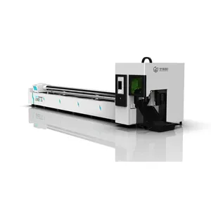 Table Type Metal Pipe stencil Fiber Laser Cutting Machine Tubular Laser Cutter for Mild Steel Tube for Copper Aluminum