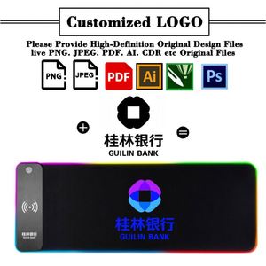 Alfombrilla de Ratón Extra Grande con Logotipo Personalizado, Antideslizante, para Teclado de Computadora, Bolsa para Portátil, Carga Inalámbrica, Alfombrilla de Juego - Product Image 2