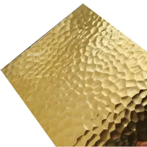 Honeycomb Design Sheets Stainless Steel Embossed Decorative