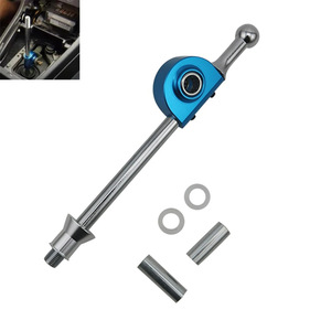 Short <b>Shift</b> Lever For Subaru Impreza 96-01 Aluminum Alloy Adjustable Blue Mechanical Gear <b>Knob</b> - Product Image 1
