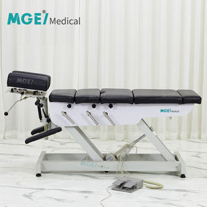 Metige meja pijat elektrik, tempat tidur koreksi tulang belakang profesional dapat diatur, alat pijat listrik <span class=keywords><strong>Chiropractic</strong></span> lipat baru untuk penggunaan Rumah Sakit - Product Image 2