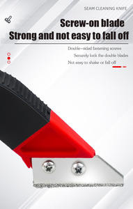 세라믹 기계 공구 DIY 그라우트 제거 코킹 엣지 도구 드라이 월 마감 조인트 스크레이퍼 - Product Image 6