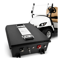 Batterie de remplacement directe 72V 100Ah LiFePO4 pour voiturette de golf, pack de batteries au lithium avec BMS Bluetooth intelligent, cycle profond, fournisseur OEM