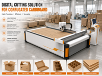 Máquina de Corte Oscilante CNC para Cartón Corrugado, Cajas de Cartón y Paneles de Nido de Abeja