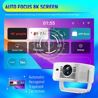 Harga Pabrik Proyektor HY450 Max 1100 ANSI Native 1080P Mendukung 8K Android 14 Auto Focus Keystone Kontrol Suara BT54 Portabel