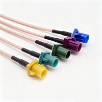 Câble adaptateur coaxial blindé de haute qualité SMA vers FAKRA A.B.C.D.E.F.G multi-types pour antenne GPS, radio, TV de voiture, camion, SUV