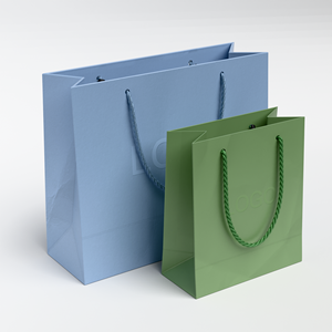 Most Competitive Price Custom <strong>Printed</strong> White Kraft <strong>Paper</strong> Card Shopping Packaging <strong>Bags</strong> Biodegradable With Logo Ribbon - Product Image 2