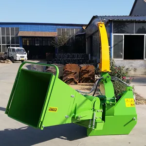 Sıcak satış ağaç dalı ahşap kıyıcı 8 inç odun parçalayıcı pto traktör tahrikli ATV ağaç dalı kıyıcı makinesi