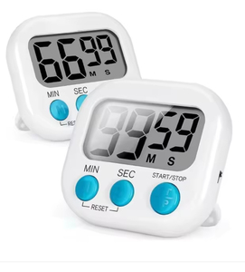 Minuteur numérique magnétique LED avec affichage <span class=keywords><strong>de</strong></span> compteur, réveil, compte à rebours électronique manuel, <span class=keywords><strong>chronomètre</strong></span> pour le sport, la cuisine, la douche et l'étude - Product Image 1