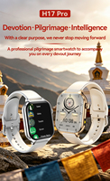 Jam Tangan Pintar H17 Pro Profesional untuk Muslim yang Beriman, dengan Fitur Tasbih Digital, Penghitung Quran, Timer, dan Fitur Haji