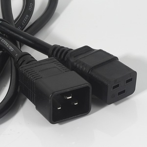 Cable de alimentación C20 a C19 de 1.5 m, cable de extensión de CA para equipos industriales, cable de PVC de 16 A y 250 V SJTOW - Product Image 3
