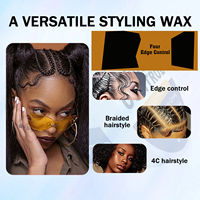 Daipro 4oz 113g Pommade Gel Fixation Forte Style Ancien Huile Coiffante Cire Boue Big Skeleton pour Cheveux Lisses Effet Silver Back