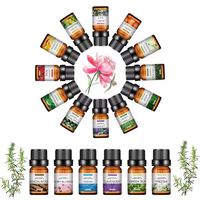 Huile Essentielle de Lavande 10ml pour Aromathérapie Diffuseur d'Arômes Humidificateur Pierre Diffuseuse Huile Végétale Hydrosoluble au Jasmin Parfum