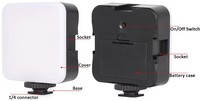 Lampe LED portable de poche pour appareil photo, éclairage vidéo pour vlog, lumière d'appoint professionnelle pour la beauté et les selfies