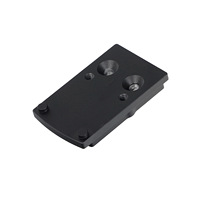 Plaque adaptatrice Ohhunt 7075 Series RMSC vers R&R Red Dot pour rails de montage RMSC, compatible avec les viseurs 407C/507C