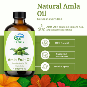 Huile de fruit d'<span class=keywords><strong>Amla</strong></span> 100% pure pressée à froid, liquide hydratant et nourrissant aux herbes douces pour les soins de la peau et des cheveux - Product Image 2
