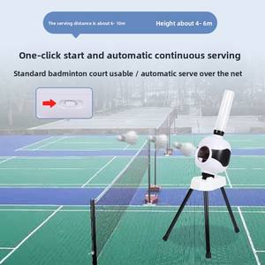 מכונת הגשת כדורי בדמינטון אוטומטית, ציוד אימון לירי כדורי בדמינטון, צעצועי זריקת כדורים, מוצר מבוקש - Product Image 2