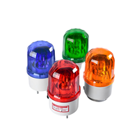 CEUM Avertisseur sonore LED haute intensité avec alarme sonore et lumineuse, modèle prismatique 1101J - Quatre couleurs : Rouge, Orange, Vert, Bleu