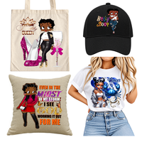 Transferts thermiques DTF de dessins animés sans MOQ pour t-shirts, vente en gros, impression sérigraphique, directement de l'usine chinoise