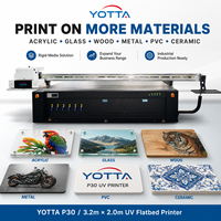 Impresora UV Digital de Gran Formato Yotta, Impresoras de Cama Plana para PVC, Azulejos de Cerámica, Vidrio, Cuero y Aplicaciones de Etiquetas