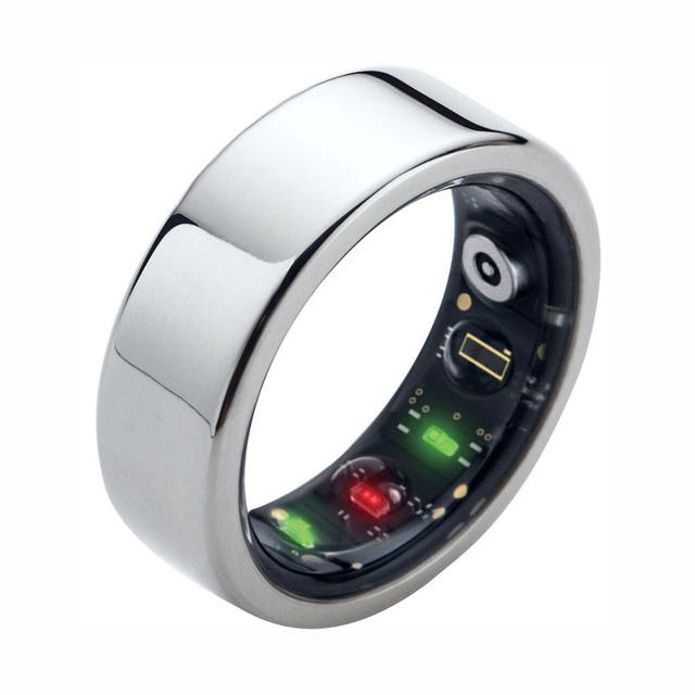 AilesTecca Heart Rate Heartbeat Monitor Fitness tracker Smart Ring Health Blood Oxygen Monitor Sleeping Monitor Ring Smart