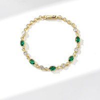 Bracelet Minimaliste Femme en Argent S925 avec Zircons Multiples et Sertissage Bezel – Bijou de Mariage Élégant pour Femme – Vente en Gros