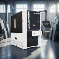 Machine de polissage, de meulage et d'ébavurage automatique de métaux NEWSTEC, largeur 630 mm à 1600 mm, trois en un