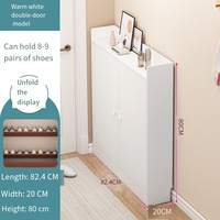 Meuble de rangement et étagère à chaussures de grande capacité, durable, imperméable, de style moderne, pour salon et villa, avec montage facile