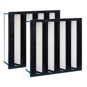 Venta al por mayor: Nuevo filtro HEPA H14 ABS Media V-bank para purificador de aire, tipo caja, con filtro de flujo de aire y filtro HEPA auténtico - Product Image 5