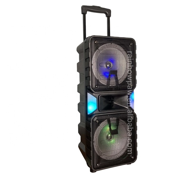 KTS Speaker Double 8 Inch Trolley Style KTS-1540 Modern Latest Custom-made Wireless Speaker True Wireless