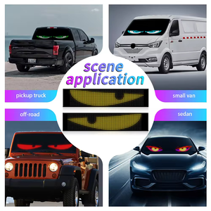 Panneau d'affichage LED programmable à commande par application, yeux de démon de voiture, lumière LED, écran de texte LED, panneau d'affichage intelligent LED - Product Image 5