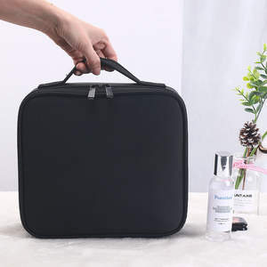 Organisateur de cosmétiques en tissu Oxford avec tiroirs, sac de rangement de maquillage portable de 6 à 10l pour la maison et les voyages, couleur unie - Product Image 4