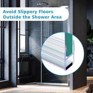 GUIDA-sello de plástico para pantalla de <span class=keywords><strong>ducha</strong></span> de baño, 716009, curvado, para puerta de vidrio de 6-12mm, tira magnética para puerta de <span class=keywords><strong>Ducha</strong></span> - Product Image 3