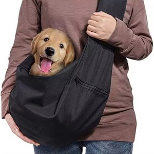 Muestra gratuita de correa de hombro acolchada ajustable con bolsillo de malla para mochila de viaje al aire libre, portabultos para perros y gatos - Product Image 1