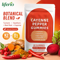 Gummies à l'extrait de piment et d'herbes Liferio - Soutien digestif - Formule végétalienne et naturelle