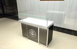 <span class=keywords><strong>Caisse</strong></span> <span class=keywords><strong>enregistreuse</strong></span> en verre trempé sur mesure avec serrure arrière pour centre commercial, magasin - Product Image 4