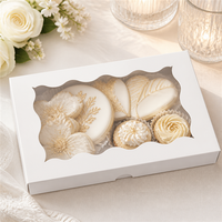 Contenants de boulangerie en papier kraft écologiques pour muffins, tartes, biscuits, chocolats, 3 options de couleurs, approvisionnement en gros